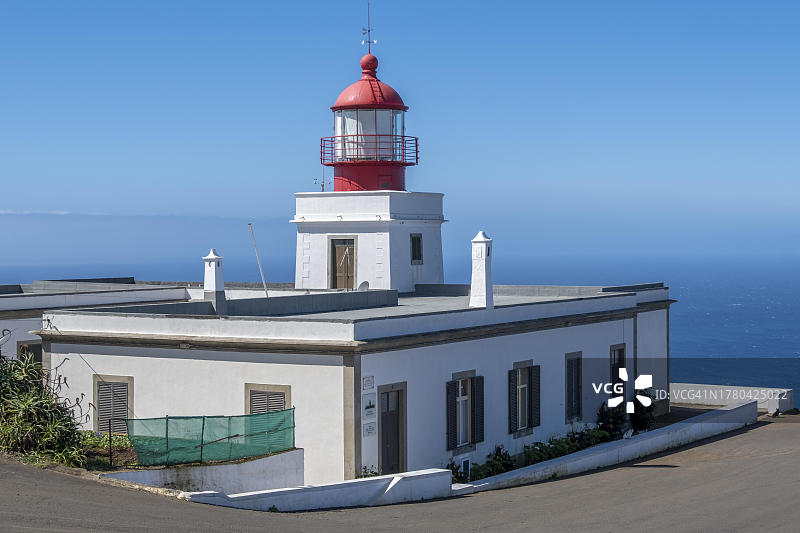 葡萄牙马德拉群岛帕尔戈角灯塔图片素材