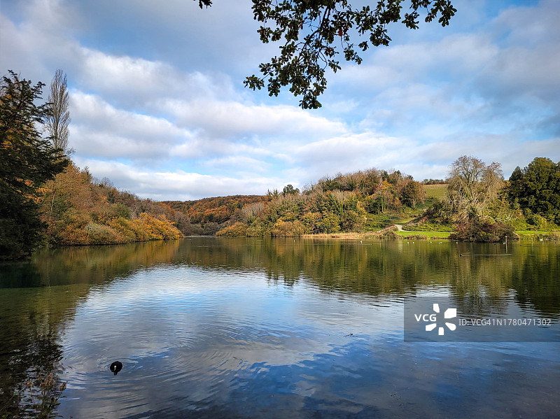斯旺本湖河流景观图片素材
