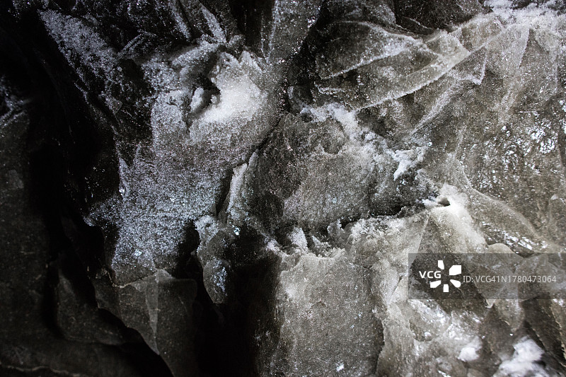 俄罗斯雅库特切尔斯基地下永久冻土图片素材