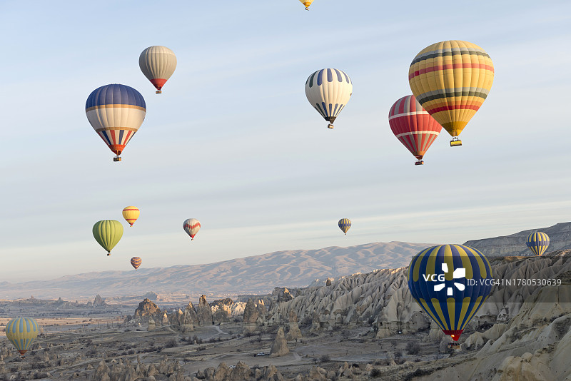 土耳其卡帕多奇亚热气球之旅图片素材
