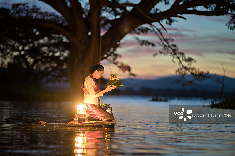 水灯节图片素材