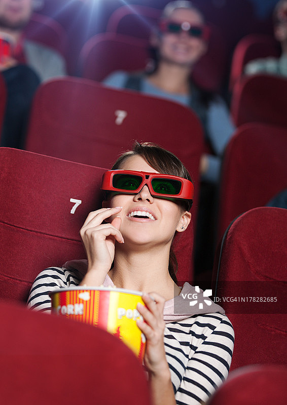 在3D影院图片素材