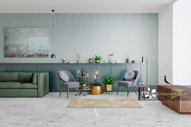 现代新客厅图片素材