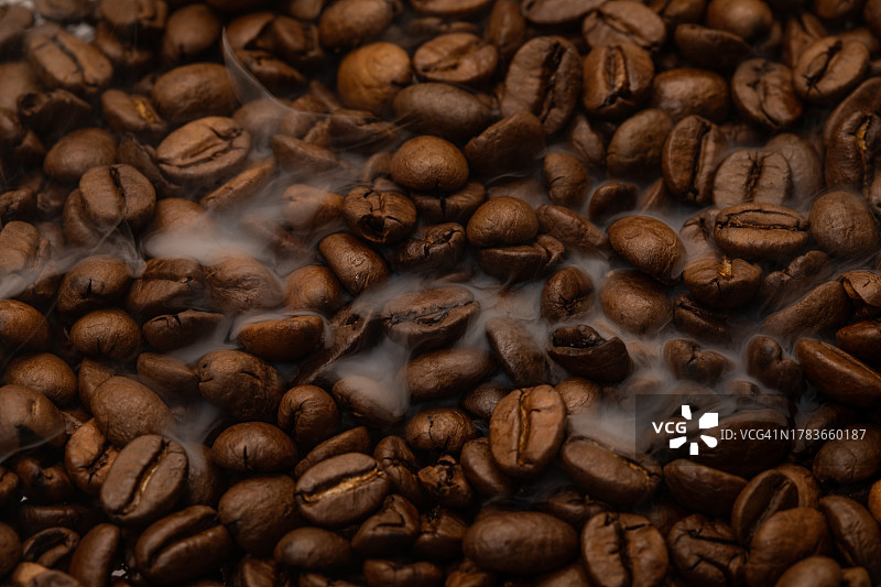 烤咖啡豆图片素材