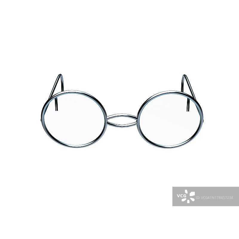铬合金眼镜图片素材