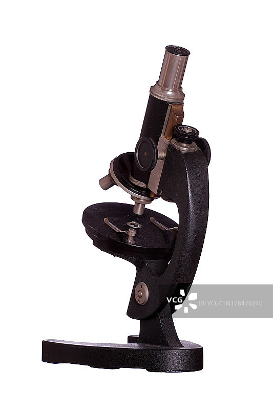 老式显微镜图片素材