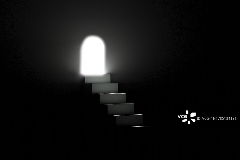 门和光，3D渲染图片素材