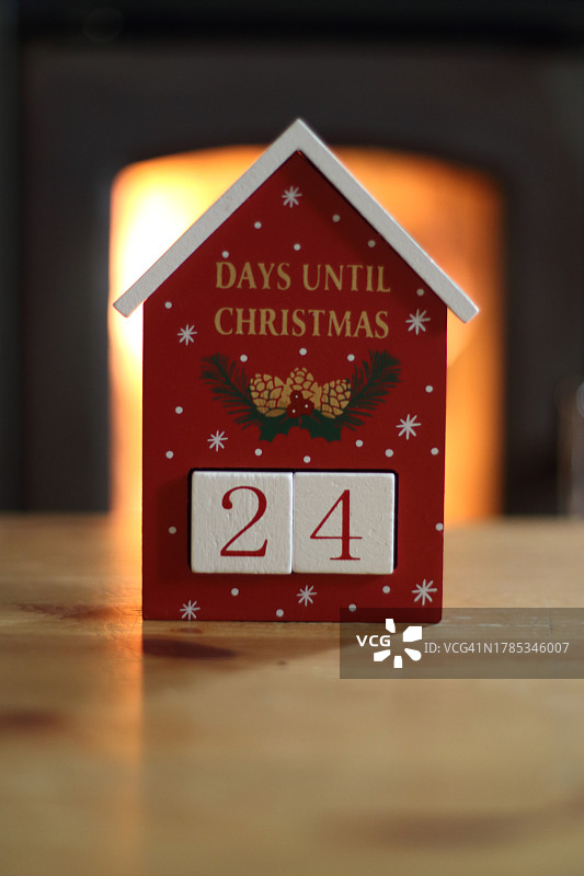 基督降临节日历图片素材