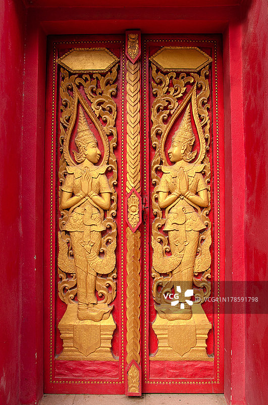 泰国寺庙的窗户图片素材