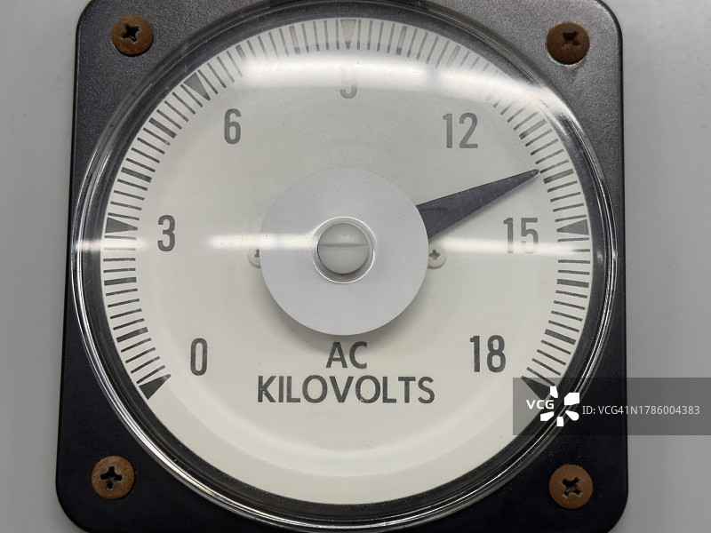 显示电气千伏的仪表图片素材