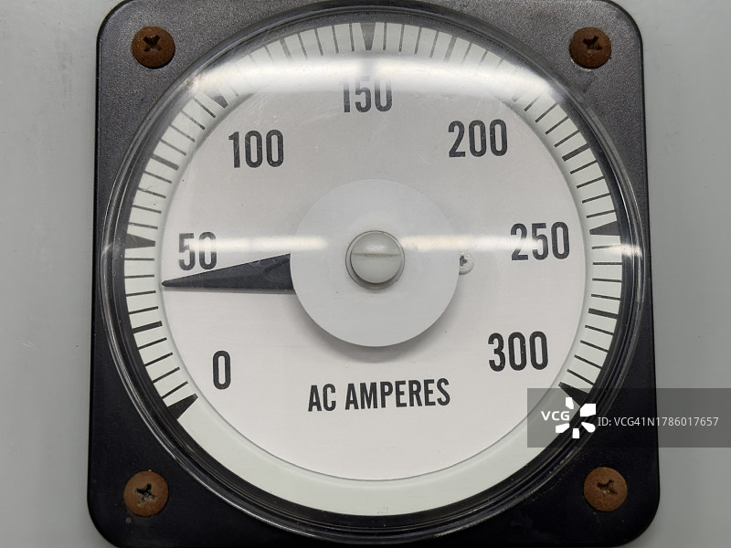 功率水平仪表的特写图片素材