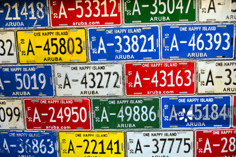 荷属阿鲁巴的奥拉涅斯塔德图片素材