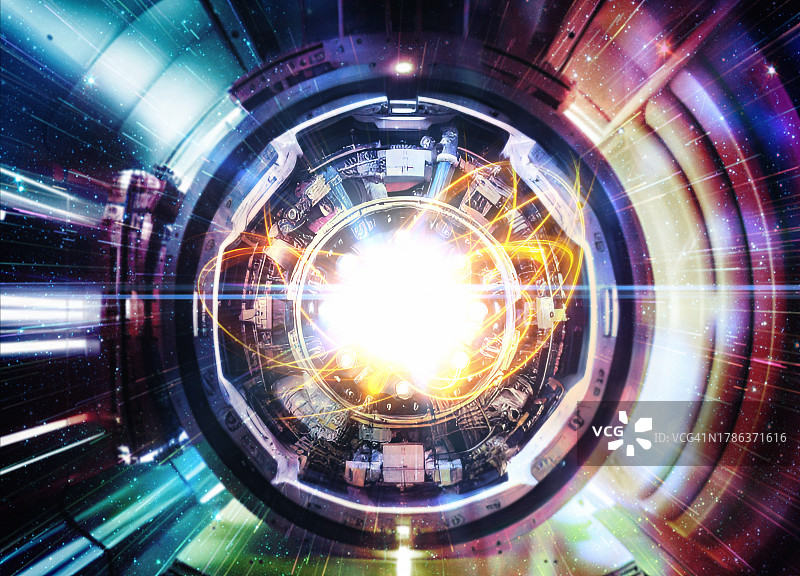 粒子加速器概念图图片素材