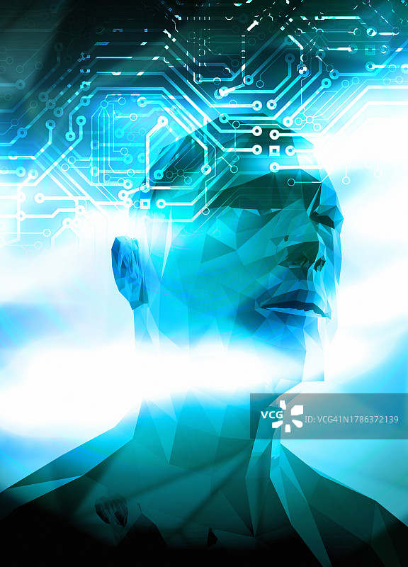 人工智能概念插画图片素材