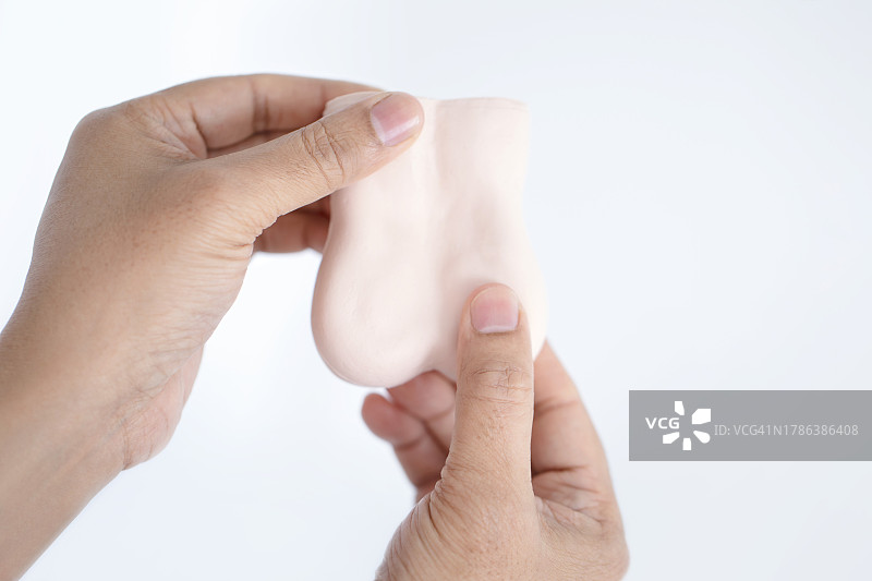 睾丸自检模型图片素材