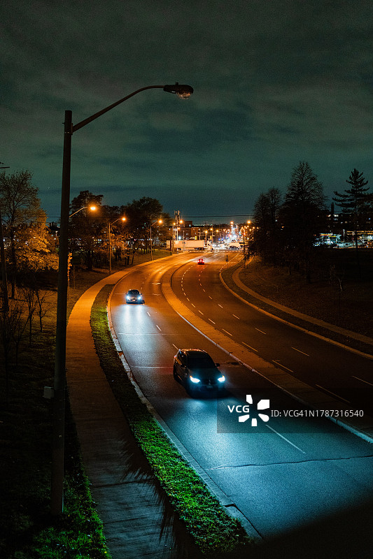 晚上交通图片素材