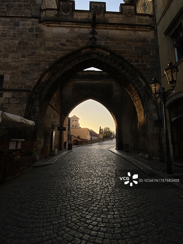 维也纳查理大桥图片素材