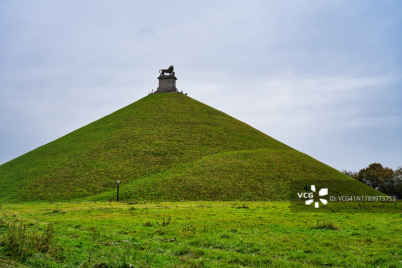 比利时滑铁卢的狮子图片素材