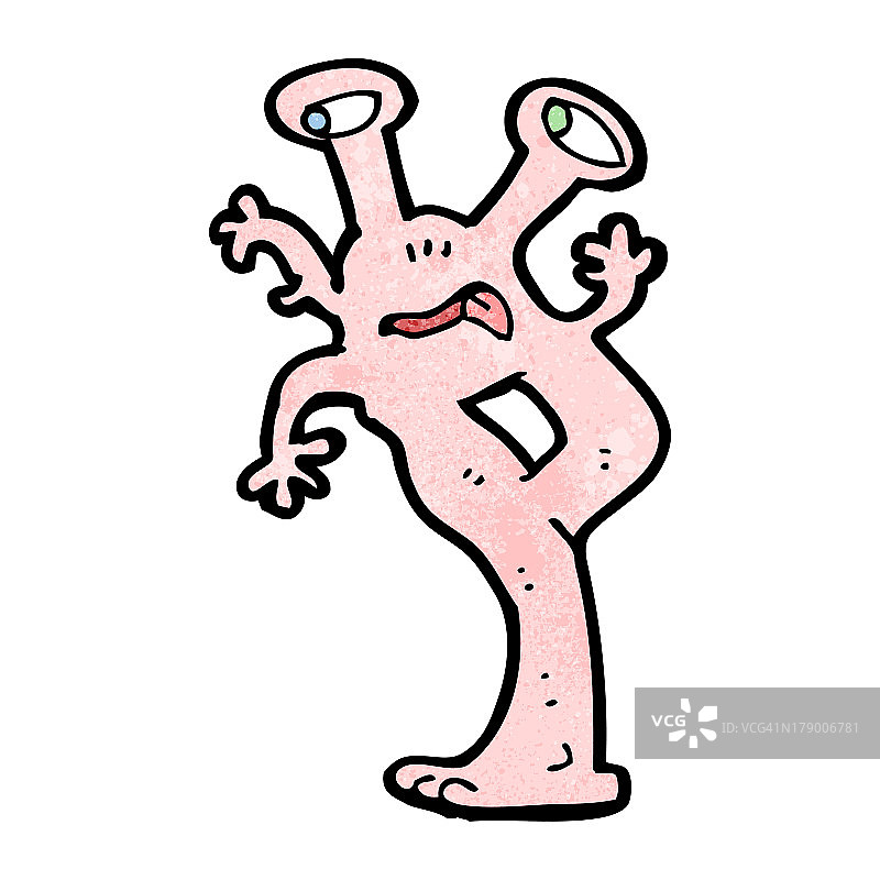 卡通外星怪物图片素材