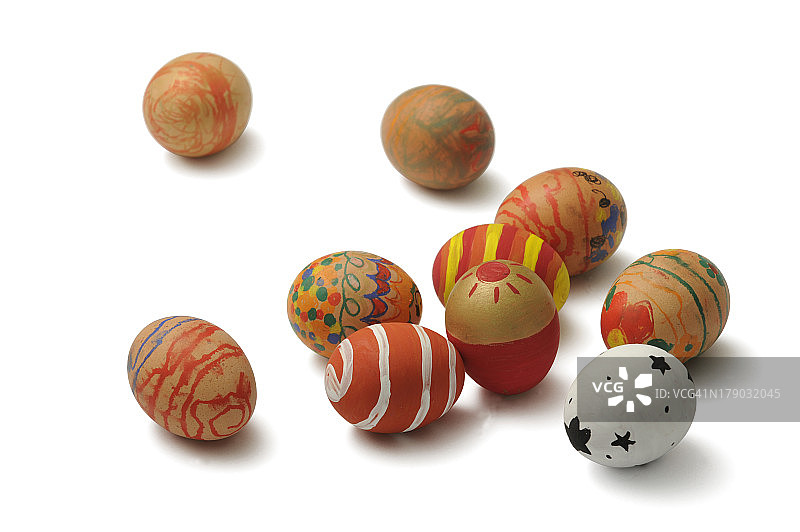 画复活节彩蛋图片素材