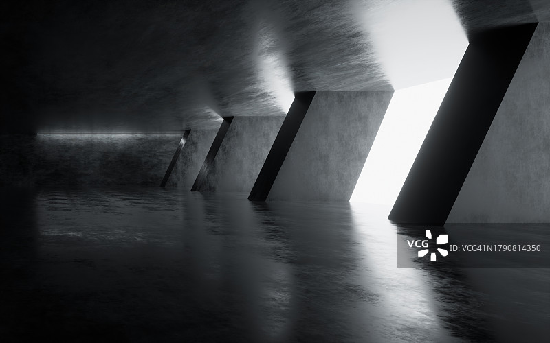 3D渲染建筑背景图片素材