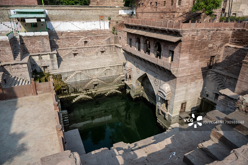印度焦特布尔托尔吉阶梯井图片素材