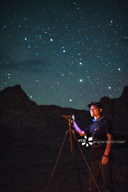 中国摄影师拍摄星空银河图片素材