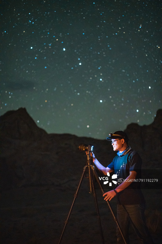 中国摄影师拍摄星空银河图片素材