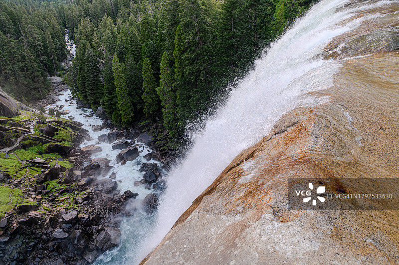 弗纳尔瀑布顶端图片素材
