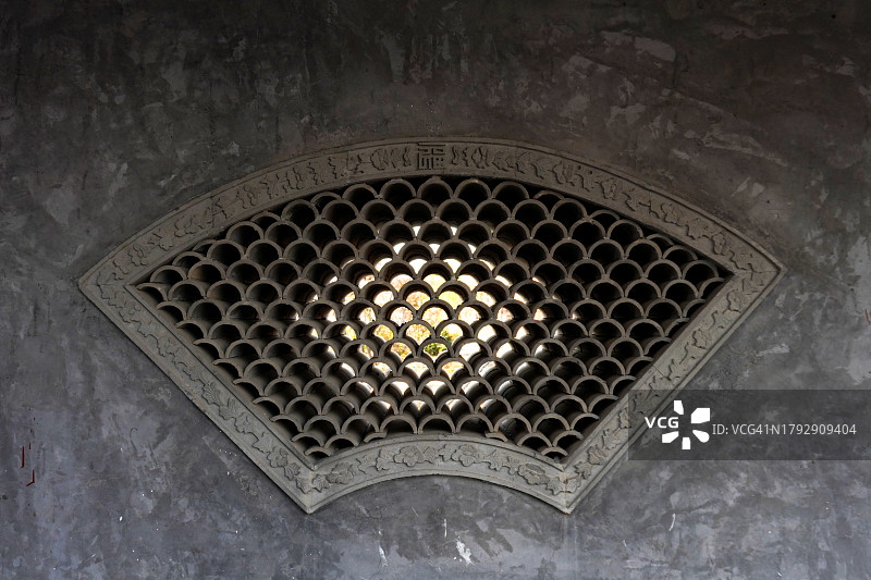 中国传统古建筑的窗户图片素材