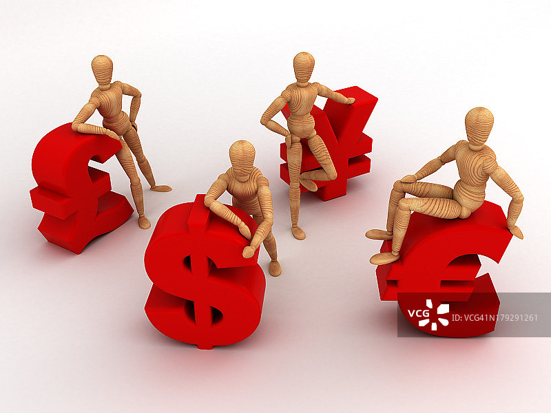 金钱团队（含剪切路径）图片素材