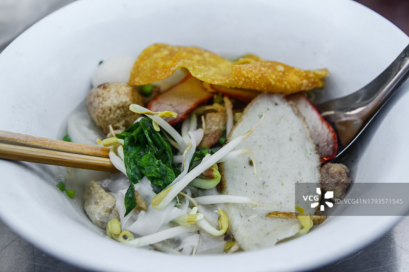 传统泰国船面街头食品图片素材