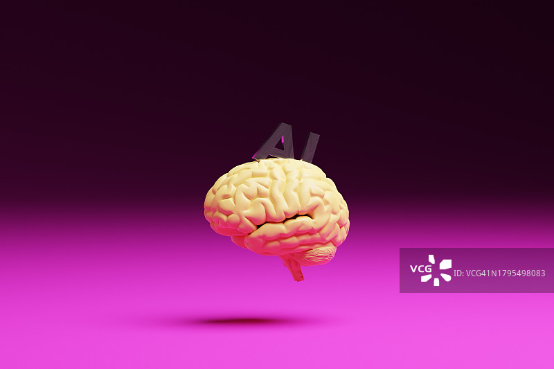 人工智能大脑概念图片素材