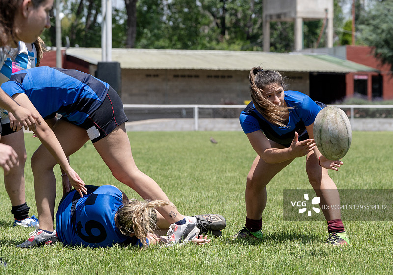 女子橄榄球图片素材