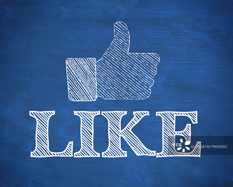 社交网络点赞标志矢量素材图片素材