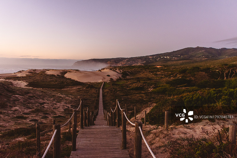 卡斯凯什金乔海滩风光图片素材