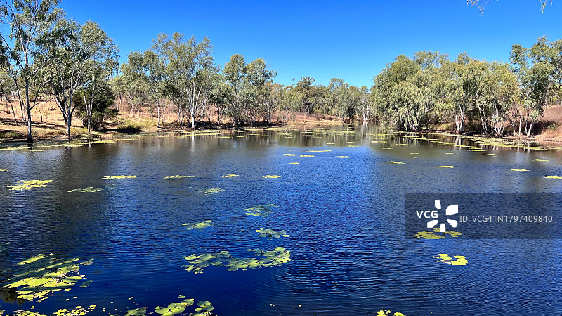 澳大利亚昆士兰州的牛轭湖图片素材