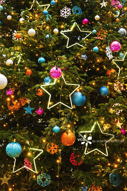 圣诞树装饰品图片素材