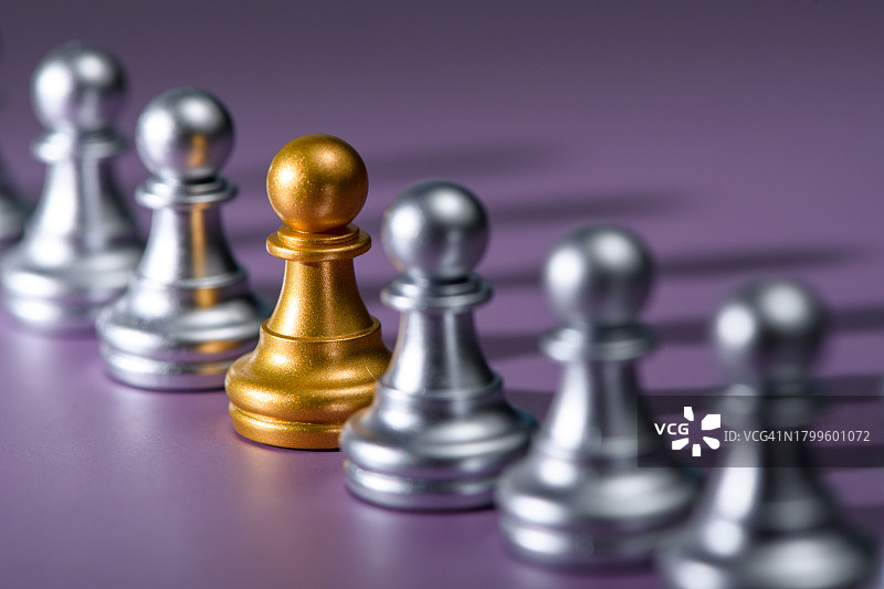 金色国际象棋兵图片素材