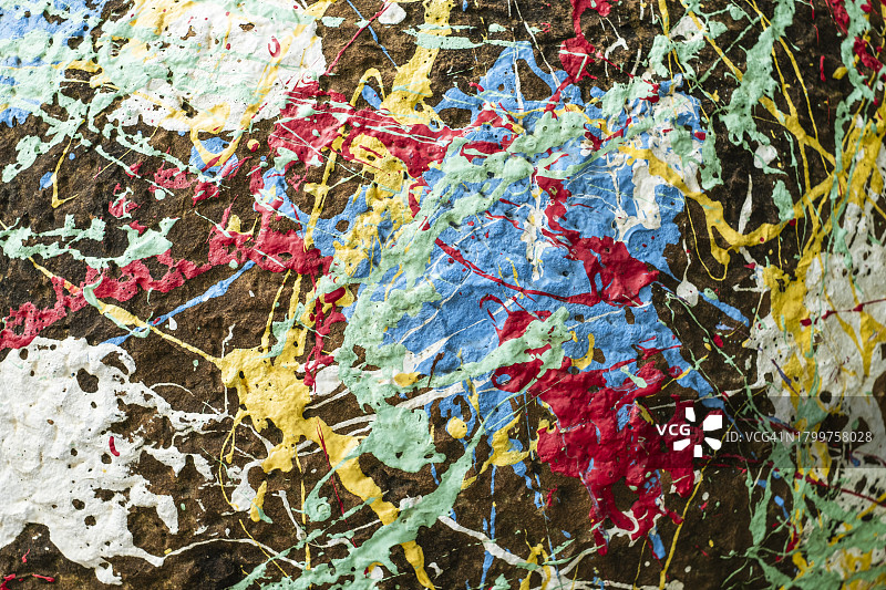 石材背景上的抽象活力彩色纹理图片素材