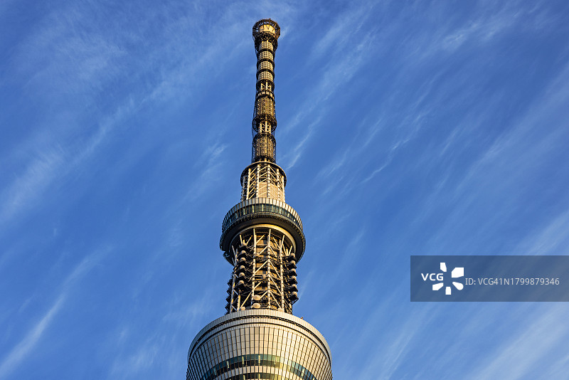 东京晴空塔塔顶图片素材