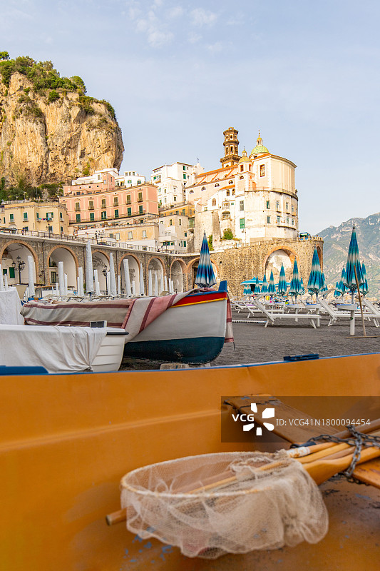 阿特拉尼海滩风光图片素材