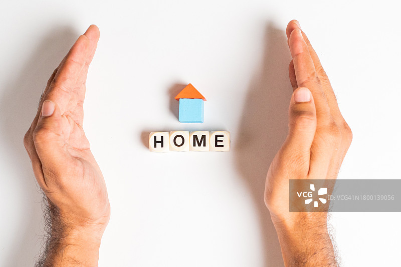 保护家庭的概念图片素材