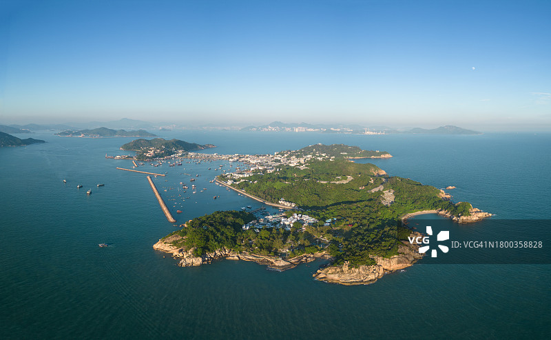 中国香港长洲岛全景图片素材
