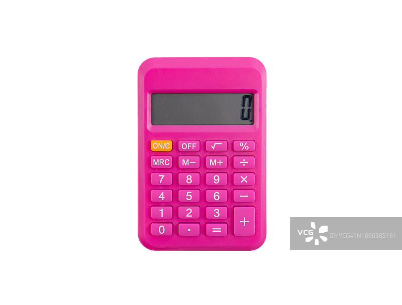 粉色数字计算器图片素材