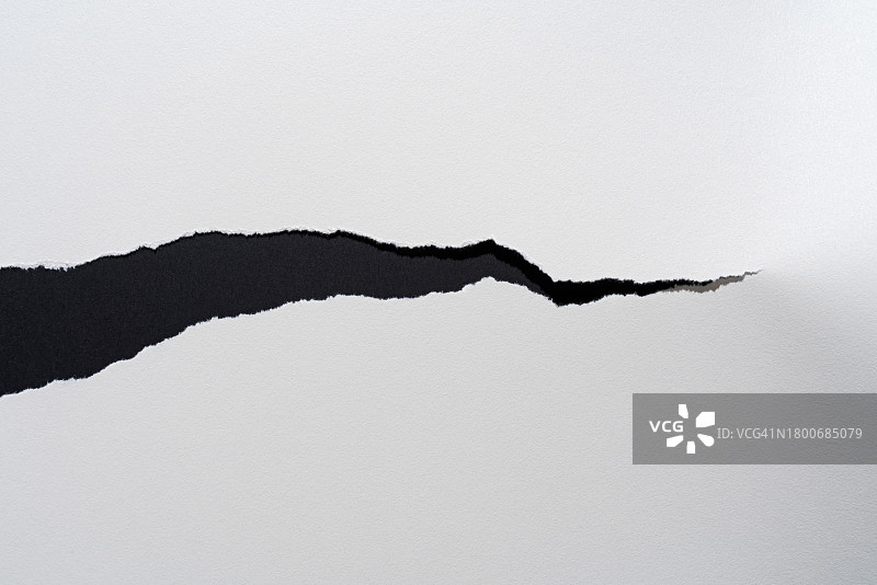 撕开的白色纸张图片素材