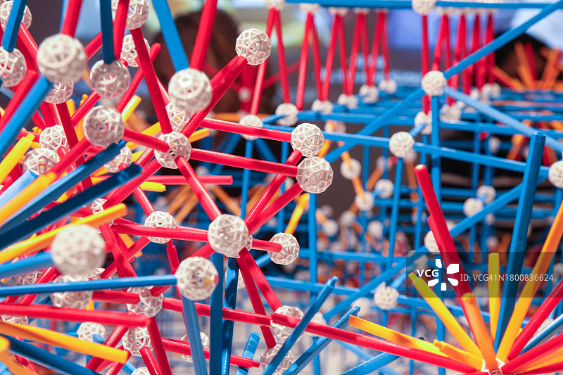 塑料分子图片素材