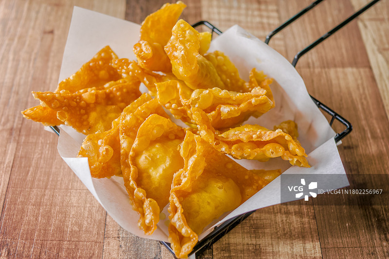 香炸猪肉馄饨图片素材