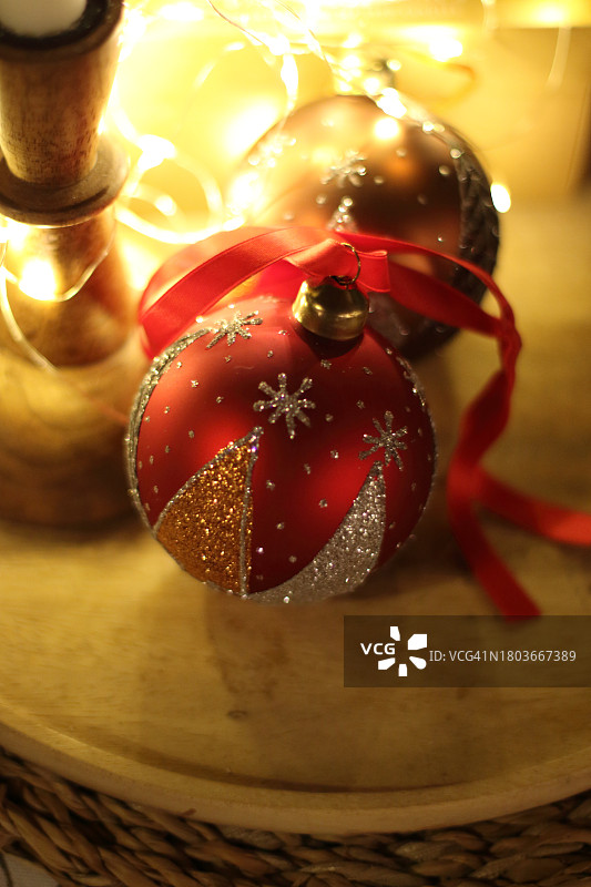 传统圣诞节装饰品图片素材