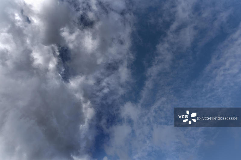 德国巴伐利亚的雨云（雨层云）图片素材